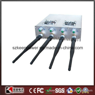 Adjustable + Remote Control Cell Phone Jammer 25 Meters